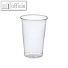 Trinkbecher, PP, 0.2 l, ? 7.03 cm, 9.9 cm hoch, transparent, 100er-Pack, 12149