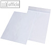 Faltentaschen Business C4, ohne Fenster, haftklebend, 20 mm Falte, weiß, 100 St.