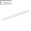MAUL Wandschiene Standard, 100 cm x 5 cm selbstklebend, wei?, 6207002