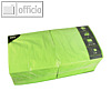 Papstar Servietten, 33 x 33 cm, 3-lagig, apfelgr?n, 1.000 St?ck, 81656