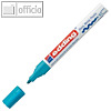 Edding Lackmarker 750, Strichstärke 2-4 mm, permanent, hellblau, 4-750-9-010