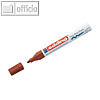 Edding Lackmarker 750, Strichst?rke 2-4 mm, braun, 4-750-9-007