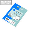 Versandtasche SECURITEX, DIN B4, 130 g/qm, Fenster, wasserfest, wei?, 5 St.