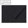 Farbige Briefumschläge 80 x 114 mm, C7, 120 g/m², nassklebend, schwarz, 500 St.