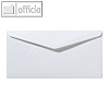 Briefumschl?ge 110 x 220 mm DL nassklebend ohne Fenster wei? 500St.