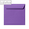 Farbige Briefumschl?ge 170 x 170 mm, nassklebend, 120 g/qm, violett, 500St.
