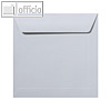 Farbige Briefumschl?ge 170 x 170 mm, nassklebend, 120 g/qm, delfingrau, 500St.