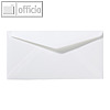 officio Briefumschl?ge 100 x 190 mm, 120 g/m?, nassklebend, naturwei?, 500 St.