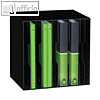 CEP Sortierstation CubiCep, 12 F?cher, stapelbar, Polystyrol, schwarz,1155120011