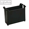 LEITZ ALPHA H?ngeregistratur-Box, Polystyrol, schwarz, 1907-00-95