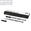 Montblanc Rollerball-Minen, Strichst?rke: F, Mystery Black, 2 St?ck, 128230