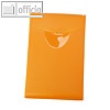 Visitenkartenbox COGNITO, für 20 Karten, 100 x 64 mm, transluzent-orange