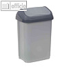 OKT Abfalleimer "Swing-Bin", 10 Liter, silber/anthrazit, 1030616000000