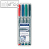 Lumocolor Universalstift 311, non-permanent, S, 0.4 mm, 4er Etui, 311 WP4