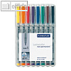 Lumocolor Universalstift 311, non-permanent, S, 0.4 mm, 8er Etui, 311 WP8