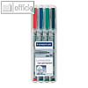STAEDTLER Lumocolor Universalstift non-permanent 315 M, 1 mm, 4er-Etui, 315 WP4