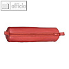 Alassio Schlamperrolle aus echtem Leder, 21 x 6 cm, rot, 43140
