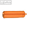 Alassio Schlamperrolle aus echtem Leder, 21 x 6 cm, orange, 43141