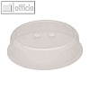 OKT Mikrowellenabdeckhaube, Durchmesser: 260 mm, PP, natur, 1046900100000
