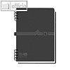 Veloflex Adressbuch mit Spiralbindung DIN A5, Register A-Z, schwarz, 5105180