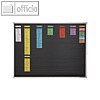 Steckkartenplaner, 61 Bahnen, (B)800 x (H)774 mm, Alu, anthrazit, 1245002