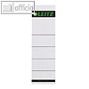 LEITZ Einsteck-R?ckenschilder, breit, 57 x 190 mm, grau, 10 St?ck, 1607-00-85