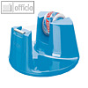 Tesa Tischabroller Easy Cut Compact, 33 m x 19 mm, blau, 53825-00000-03