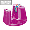 Tesa Tischabroller Easy Cut Compact, 33 m x 19 mm, pink, 53823-00000-03