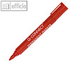 officio Permanentmarker, Rundspitze 2 - 3 mm, rot, 961159