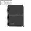 Veloflex Adressbuch mit Spiralbindung DIN A7, Register A-Z, schwarz, 5107180