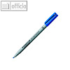 Lumocolor Universalstift non-permanent 312 B, 1,0 - 2,5 mm Keilspitze, blau
