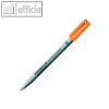 Lumocolor Universalstift non-permanent 312 B, 1,0 - 2,5 mm Keilspitze, orange