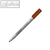 Lumocolor Universalstift non-permanent 312 B, 1,0 - 2,5 mm Keilspitze, braun