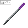 Lumocolor Universalstift permanent 314 B, Keilspitze 1 - 2.5 mm, violett, 314-6