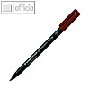 Lumocolor Universalstift permanent 314 B, Keilspitze 1 - 2.5 mm, braun, 314-7