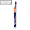 STAEDTLER Feinminen Mars 250, Breite 0.9 mm, Härte B, 12er-Dose, 250 09-B