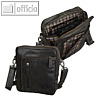 Pride & Soul Umhängetasche WRETCH, mit Tablet PC-Fach, Leder, braun, 47193