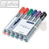 Lumocolor Flipchartmarker 356 B, Keilspitze 2 -5 mm, nachf?llbar, 6er-Set