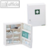 Leina-Werke Verbandschrank CURA, 1-t?rig, mit Innenf?chern, wei?, 22060