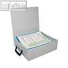 Dokumenten-Kassette f?r Ordner/Akten, Koffergriff, 365 x 330 x 110 mm, Schl?ssel