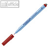 Universalstift Lumocolor correctable 305, non-permanent, F/0.6 mm, rot, 305 F-2