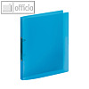 Ringb?cher PROPYGLASS? Viquel A4, 2-Ringe ? 20 mm, transluzent-blau, 25 St?ck, V