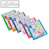 Pr?sentationsbuch PROPYGLASS? Viquel A4, 2 Rund-Ringe ? 20 mm, sortiert, 12 St.