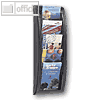 Wandhalter "Quick Fit", 5 F?cher DIN A5, 65,5 x 22,7 x 9,5 cm, schwarz, 4063.01