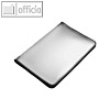 FolderSys Konferenzmappe transparent, A3, Folie matt, schwarz, 2St., 40450-30