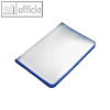 FolderSys Konferenzmappe transparent, A3, Folie matt, blau, 2St., 40450-40