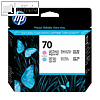 HP Druckkopf Nr. 70, magenta-hell + cyan-hell, 130 ml, C9405A