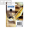 Epson Tintenpatrone T1621, Nr. 16, 5 ml, schwarz, C13T16214012