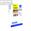 Epson Tintenpatrone XXL, WP4000 / 4500 Series, 3.400 Seiten, gelb, C13T70144010