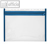 Veloflex Rei?verschlusstasche VELOBAG XS, DIN A4, Eurolochung, PP, blau, 4354050